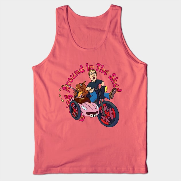 Squirrel Rider Tank Top by FullTuckBoogie